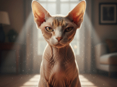 Hairless cat: Nature’s best Way of Asking, “What If an Alien Wanted to Cuddle?” hairless cat