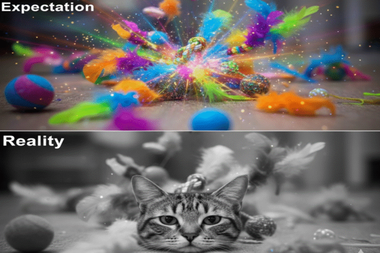 are cats colorblind